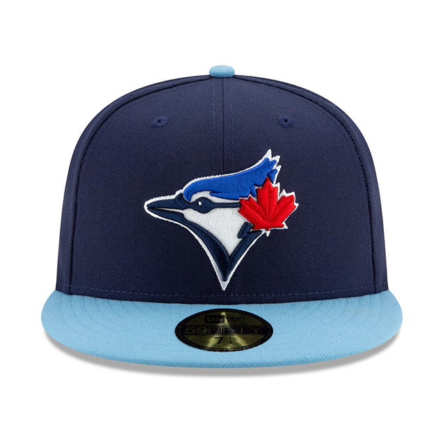 ニューエラ キャップ 海外取寄 59FIFTY トロント ブルージェイズMLB ON-FIELD AUTHENTIC ALTERNATE-4 FITTED CAP NAVY LIGHT BLUE