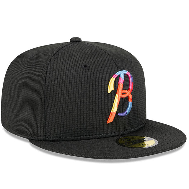 シティコネクト ニューエラ キャップ 59FIFTY ボルチモア オリオールズ MLB 2025 CITY CONNECT BATTING PRACTICE FITTED CAP BLACK
