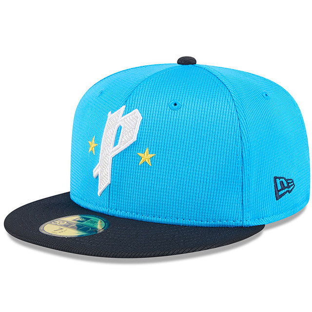 シティコネクト ニューエラ キャップ 59FIFTY フィラデルフィア フィリーズ MLB 2025 CITY CONNECT BATTING PRACTICE FITTED CAP BLUE-NAVY