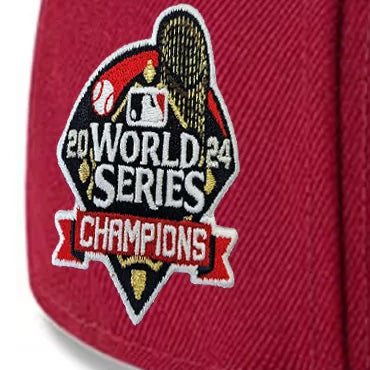 2024 ワールドシリーズチャンピオンモデル 海外取寄 ニューエラ キャップ 59FIFTY ロサンゼルス ドジャース バーガンディ