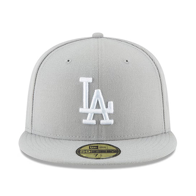 2025 ワールドシリーズチャンピオンモデル 海外取寄 ニューエラ キャップ 59FIFTY ロサンゼルス ドジャース MLB WORLD SERIES CHAMPIONS SIDE PATCH FITTED CAP GREY-WHITE