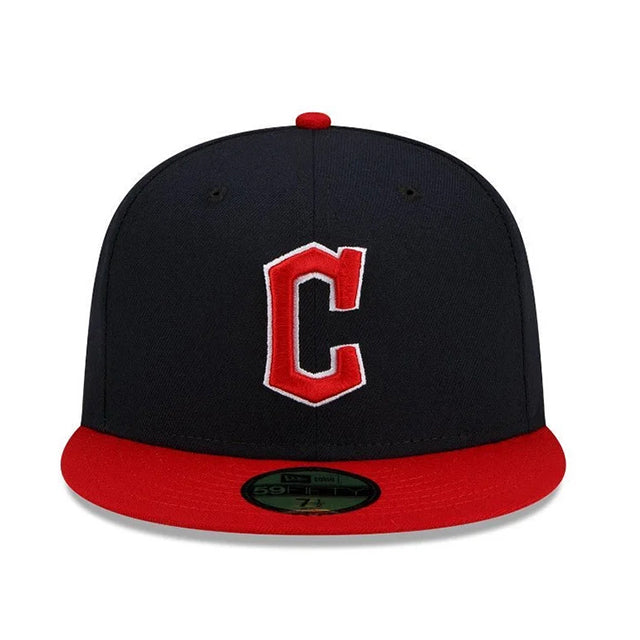 ニューエラ キャップ 59FIFTY クリーブランド ガーディアンズ MLB ON-FIELD AUTHENTIC HOME FITTED CAP NAVY RED