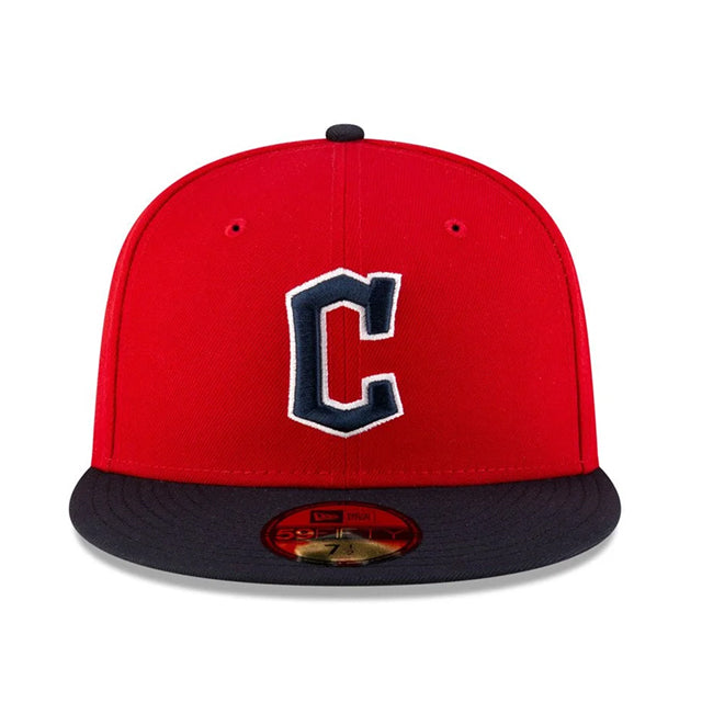 ニューエラ キャップ 59FIFTY クリーブランド ガーディアンズ MLB ON-FIELD AUTHENTIC HOME2 FITTED CAP RED NAVY