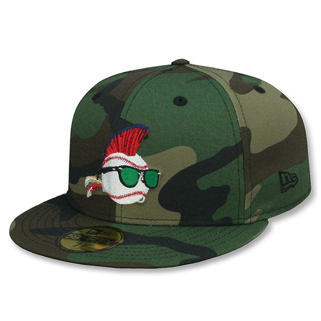 ニューエラ 59FIFTY 映画 メジャーリーグ WILD THING FITTED CAP WOODLAND CAMO