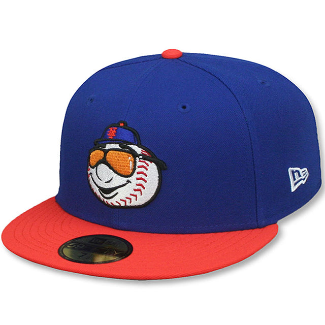 ニューエラ キャップ 59FIFTY ニューヨーク メッツ MLB SHADES MR MET FITTED CAP ROYAL BLUE-ORANGE
