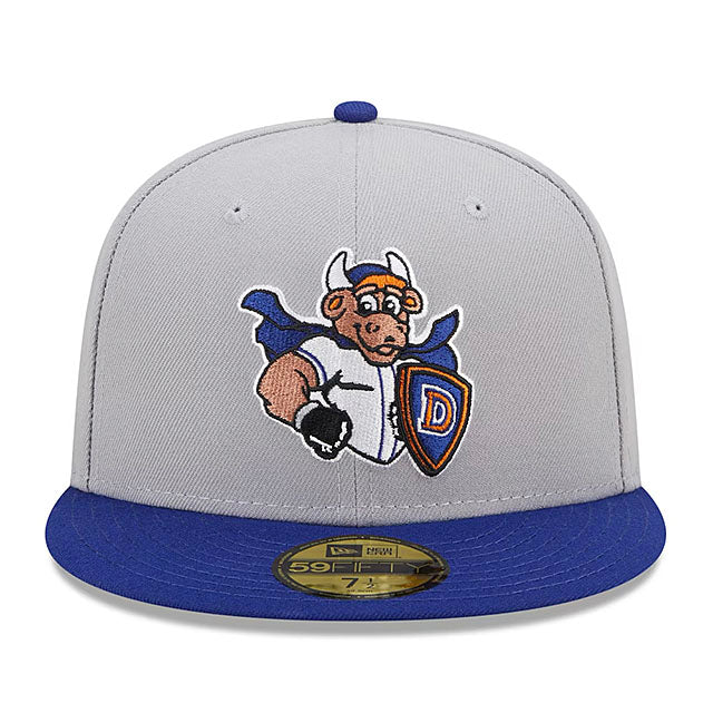ニューエラ キャップ 59FIFTY ダーラム ブルズ MiLB MARVEL DEFENDERS FITTED CAP GRAY