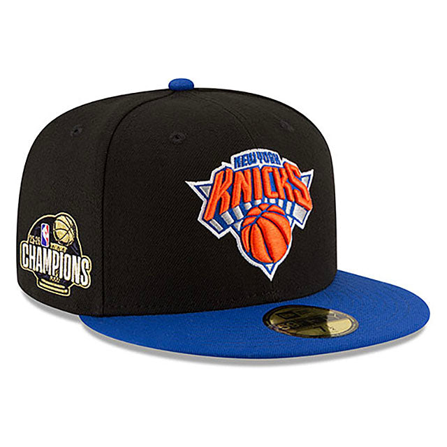 ニューエラ キャップ 59FIFTY ニューヨーク ニックス 2026 NBA FINALS CHAMPIONS SIDE PATCH FITTED CAP BLACK