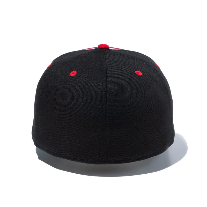 ニューエラ キャップ 59FIFTY 阪急 ブレーブス NPB CLASSIC FITTED CAP WHITE-BLACK-SCARET VISOR