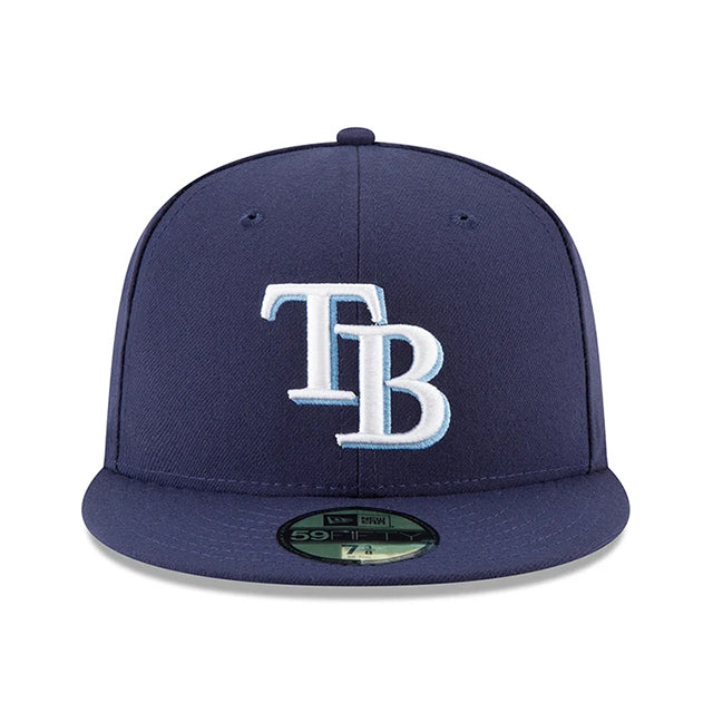 ニューエラ キャップ 59FIFTY タンパベイ レイズ MLB ON-FIELD AUTHENTIC GAME FITTED CAP NAVY