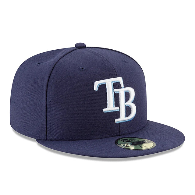 ニューエラ キャップ 59FIFTY タンパベイ レイズ MLB ON-FIELD AUTHENTIC GAME FITTED CAP NAVY