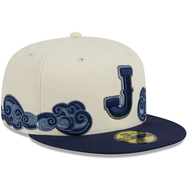 ニューエラ キャップ 59FIFTY WBC 日本 2026 WORLD BASEBALL CLASSIC COUNTRY CONNECT FITTED CAP CHROME WHITE-NAVY