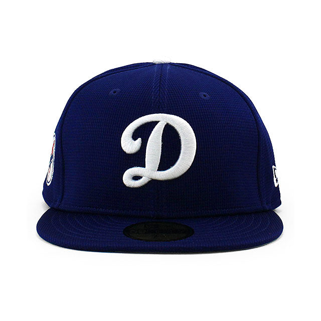 ニューエラ キャップ 59FIFTY ロサンゼルス ドジャース 2025 MLB BATTING PRACTICE BP FITTED CAP BLUE