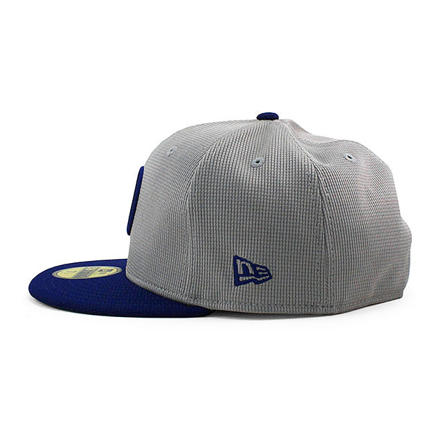 ニューエラ キャップ 59FIFTY ロサンゼルス ドジャース 2025 MLB BATTING PRACTICE BP FITTED CAP GRAY