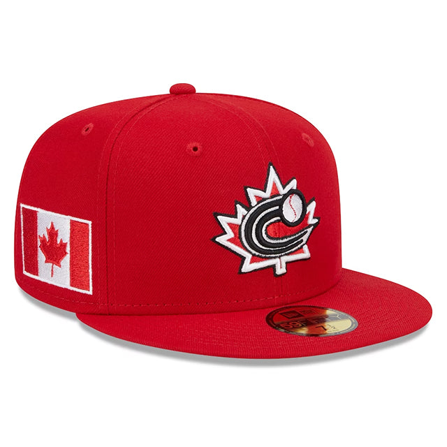 ニューエラ キャップ 59FIFTY WBC カナダ 2026 WORLD BASEBALL CLASSIC FITTED CAP RED