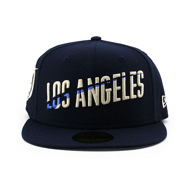 シティコネクト ニューエラ キャップ 59FIFTY ロサンゼルス ドジャース MLB CITY CONNECT JERSEY FITTED CAP NAVY