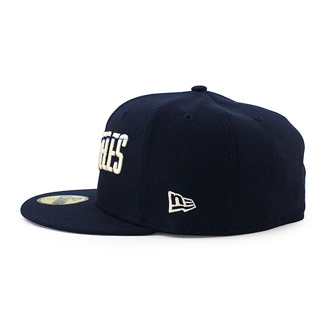 シティコネクト ニューエラ キャップ 59FIFTY ロサンゼルス ドジャース MLB CITY CONNECT JERSEY FITTED CAP NAVY