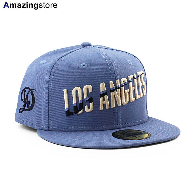 シティコネクト ニューエラ キャップ 59FIFTY ロサンゼルス ドジャース MLB CITY CONNECT FAN PACK FITTED BLUE