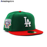 UNDEFEATEDコラボ ニューエラ ロサンゼルス ドジャース 59FIFTY MLB COLLABO FITTED CAP GREEN