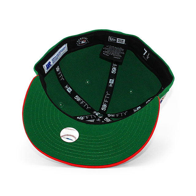 UNDEFEATEDコラボ ニューエラ ロサンゼルス ドジャース 59FIFTY MLB COLLABO FITTED CAP GREEN