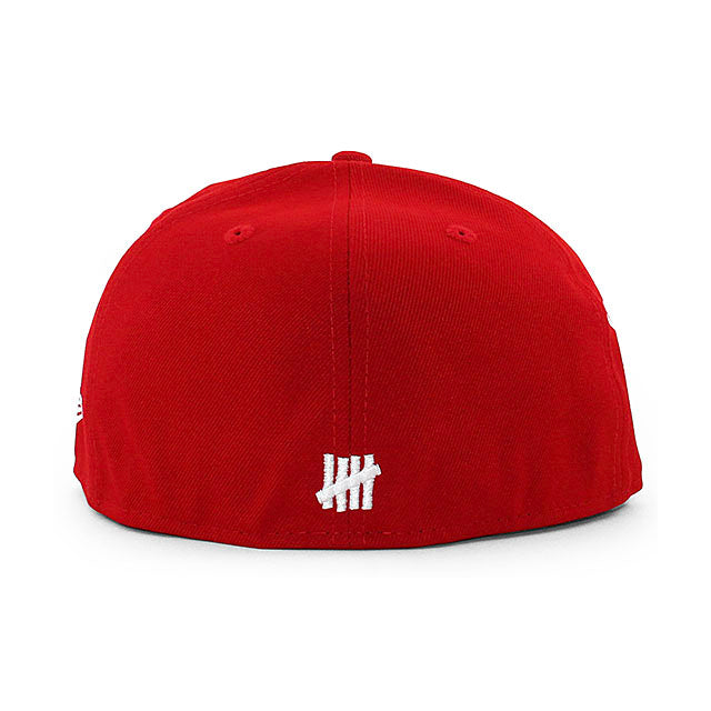ニューエラ キャップ 59FIFTY 大谷翔平 UNDFTD ロサンゼルス ドジャース MLB UNDEFEATED SHOHEI OHTANI FITTED CAP RED