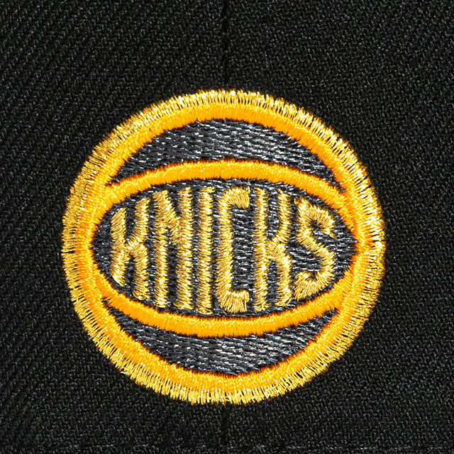 海外取寄 ニューエラ キャップ 59FIFTY ニューヨーク ニックス LOGO PATCH RANSOM FITTED CAP BLACK-BROWN