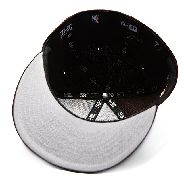 海外取寄 ニューエラ キャップ 59FIFTY ニューヨーク ニックス NUEVA YORK FITTED CAP BROWN