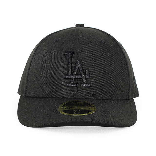 ニューエラ キャップ 59FIFTY ロサンゼルス ドジャース MLB BLACKOUT LOW CROWN FITTED CAP