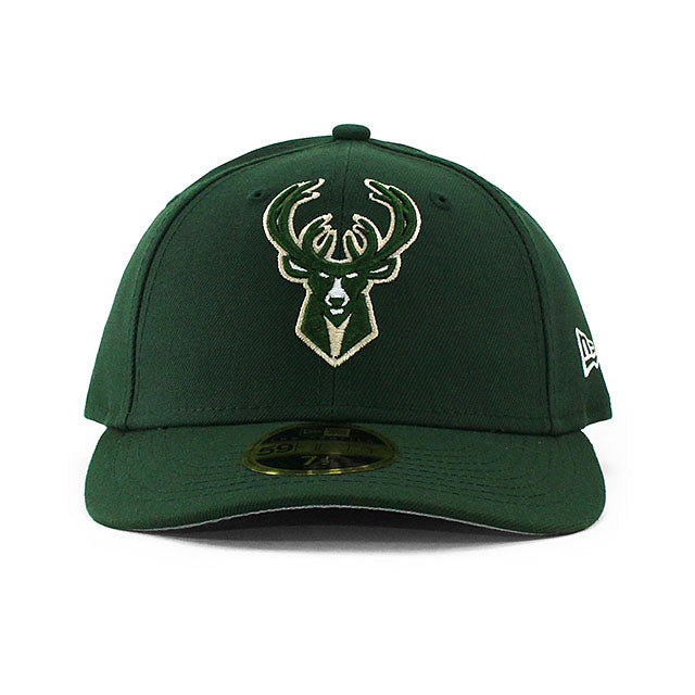 ニューエラ キャップ 59FIFTY ミルウォーキー バックス NBA TEAM BASIC LC LOW CROWN FITTED CAP GREEN