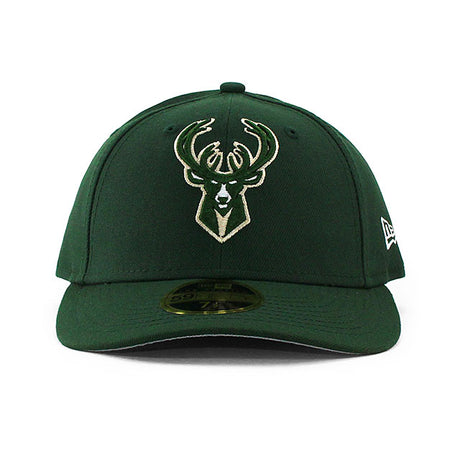 ニューエラ キャップ 59FIFTY ミルウォーキー バックス NBA TEAM BASIC LC LOW CROWN FITTED CAP GREEN