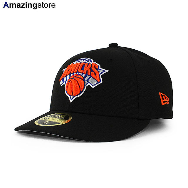 ニューエラ キャップ 59FIFTY ニューヨーク ニックス NBA TEAM BASIC LC LOW CROWN FITTED CAP BLACK