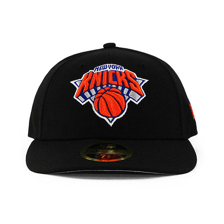 ニューエラ キャップ 59FIFTY ニューヨーク ニックス NBA TEAM BASIC LC LOW CROWN FITTED CAP BLACK NEW ERA NEW YORK KNICKS