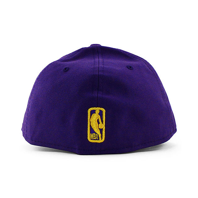 ニューエラ キャップ 59FIFTY ロサンゼルス レイカーズ NBA TEAM BASIC LC LOW CROWN FITTED CAP PURPLE