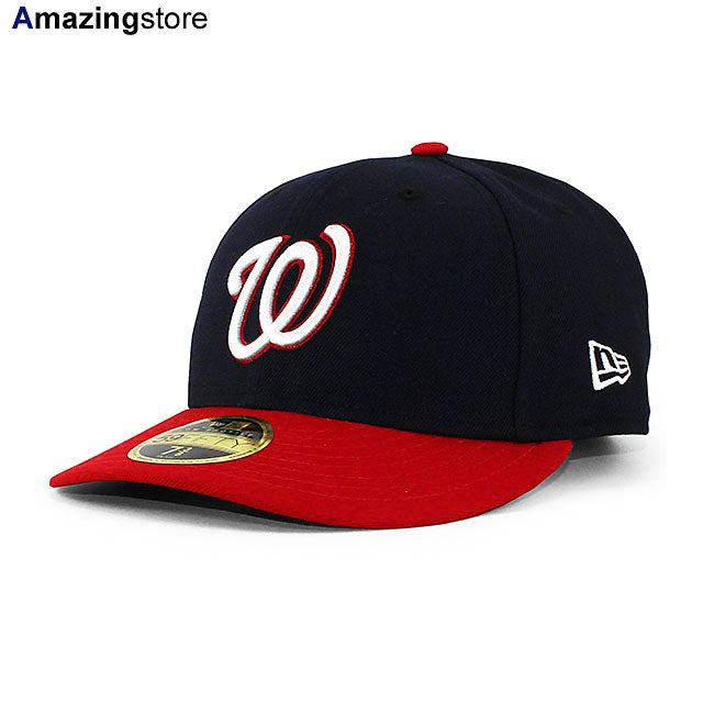ニューエラ キャップ 59FIFTY ワシントン ナショナルズ MLB ON FIELD AUTHENTIC ALT LC LOW CROWN FITTED CAP LP NAVY