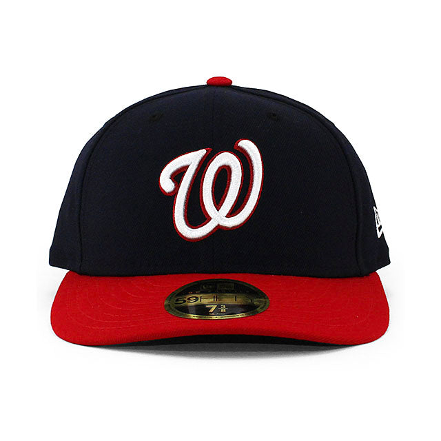 ニューエラ キャップ 59FIFTY ワシントン ナショナルズ MLB ON FIELD AUTHENTIC ALT LC LOW CROWN FITTED CAP LP NAVY