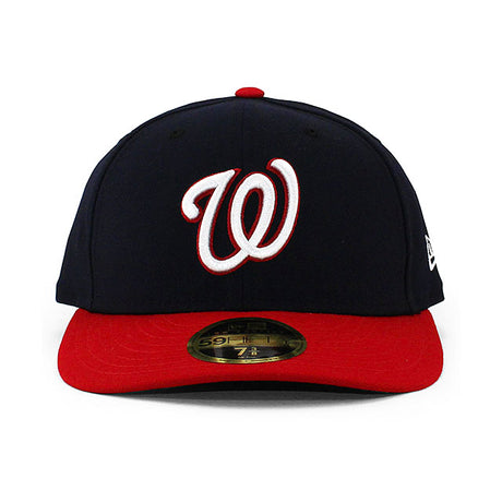 ニューエラ キャップ 59FIFTY ワシントン ナショナルズ MLB ON FIELD AUTHENTIC ALT LC LOW CROWN FITTED CAP LP NAVY