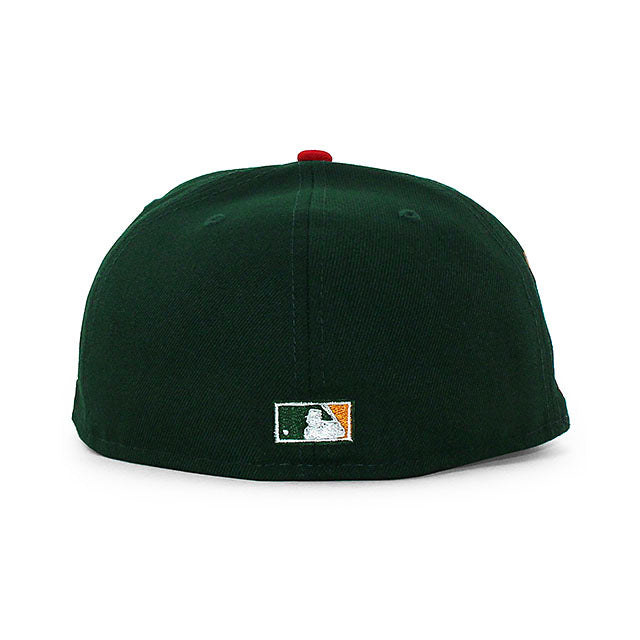 ニューエラ キャップ 59FIFTY ミネソタ ツインズ MLB 40TH ANNIVERSARY GREY BOTTOM FITTED CAP DK GREEN