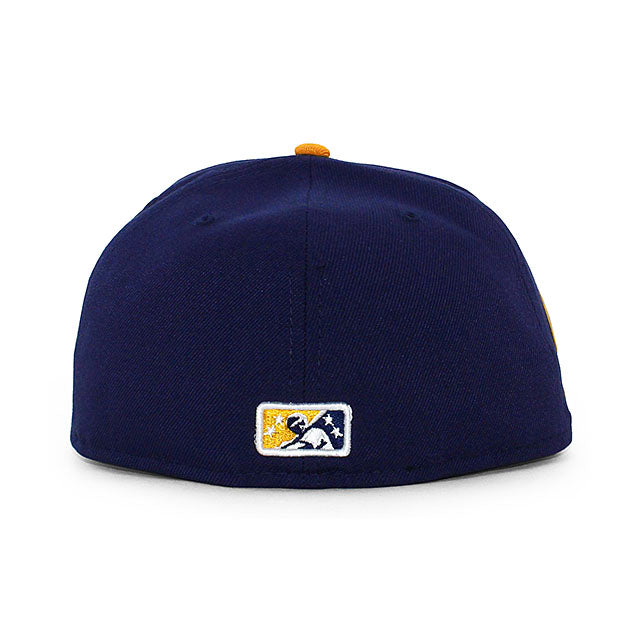 ニューエラ キャップ 59FIFTY モンゴメリー ビスケッツ MiLB ON-FIELD AUTHENTIC 20TH ANNIVERSARY FITTED CAP NAVY