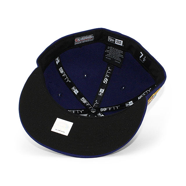 ニューエラ キャップ 59FIFTY モンゴメリー ビスケッツ MiLB ON-FIELD AUTHENTIC 20TH ANNIVERSARY FITTED CAP NAVY