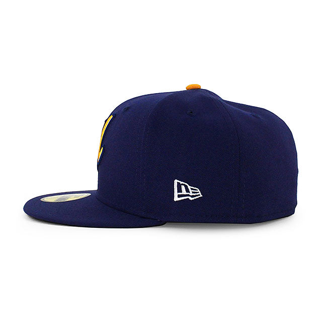 ニューエラ キャップ 59FIFTY モンゴメリー ビスケッツ MiLB ON-FIELD AUTHENTIC 20TH ANNIVERSARY FITTED CAP NAVY