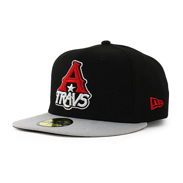 ニューエラ キャップ 59FIFTY アーカンソー トラベラーズ MiLB ON-FIELD AUTHENTIC ROAD FITTED CAP BLACK