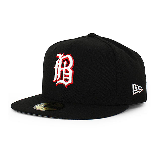 ニューエラ キャップ 59FIFTY バーミングハム バロンズ MiLB ON-FIELD AUTHENTIC HOME FITTED CAP BLACK