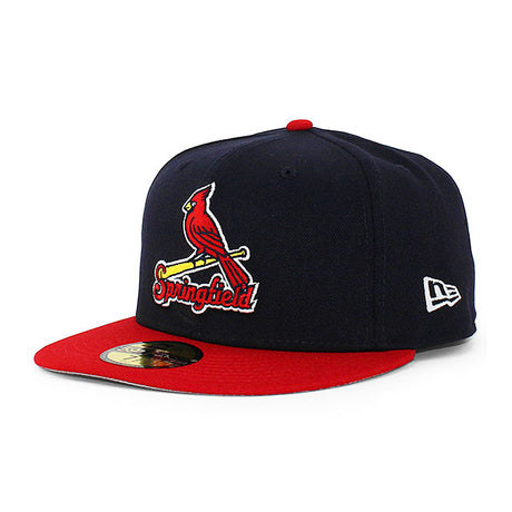 ニューエラ キャップ 59FIFTY スプリングフィールド カージナルス MiLB ON-FIELD AUTHENTIC ROAD FITTED CAP NAVY