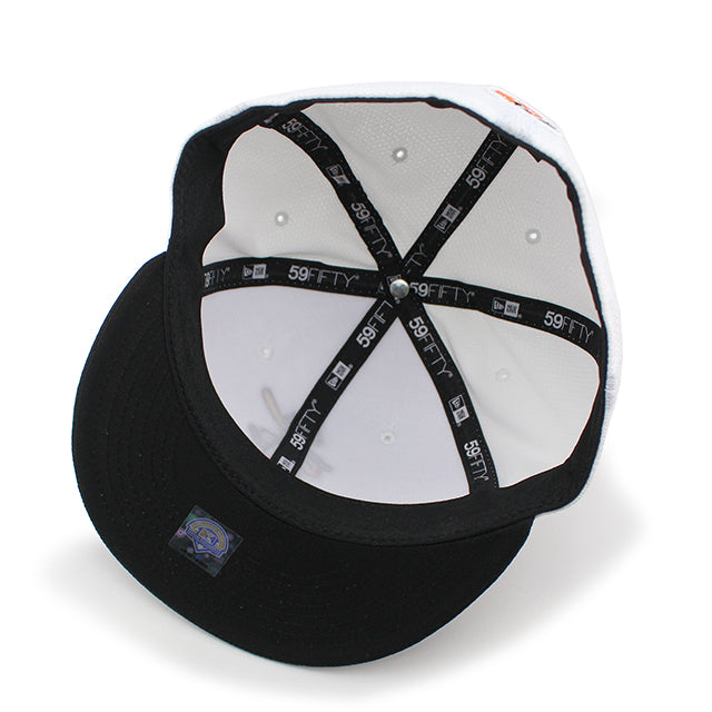 ニューエラ キャップ 59FIFTY シャーロット ナイツ トラフィック コーンズ MILB THEME NIGHT FITTED CAP WHITE BLACK