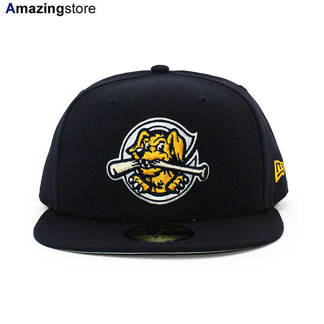 ニューエラ キャップ 59FIFTY チャールストン リバードッグス MiLB ON-FIELD AUTHENTIC HOME FITTED CAP NAVY
