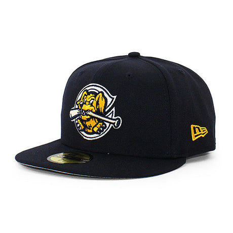 ニューエラ キャップ 59FIFTY チャールストン リバードッグス MiLB ON-FIELD AUTHENTIC HOME FITTED CAP NAVY