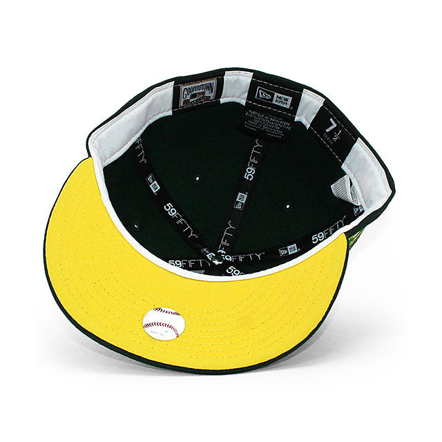 ニューエラ キャップ 59FIFTY シカゴ カブス MLB 100TH YEARS WRIGLEY FIELD LEMON BOTTOM FITTED CAP GREEN