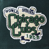ニューエラ キャップ 59FIFTY シカゴ カブス MLB 1908 WORLD SERIES GREY BOTTOM FITTED CAP DARK GREEN NEW ERA CHICAGO CUBS
