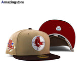 ニューエラ キャップ 59FIFTY ボストン レッドソックス MLB 1961 ALL STAR GAME RED BOTTOM FITTED CAP CAMEL