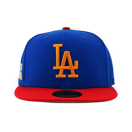 ニューエラ キャップ 59FIFTY ロサンゼルス ドジャース MLB 1981 WORLD SERIES MANGO BOTTOM FITTED CAP BLUE NEW ERA LOS ANGELES DODGERS