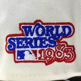 ニューエラ キャップ 59FIFTY ボルチモア オリオールズ MLB 50TH ANNIVERSARY RED BOTTOM FITTED CAP STONE NEW ERA BALTIMORE ORIOLESのコピー